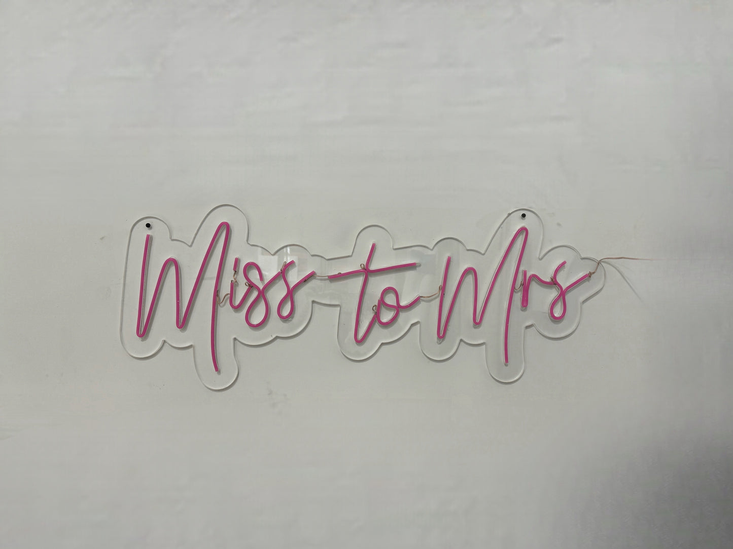 Miss to Mrs LED Neon Sign