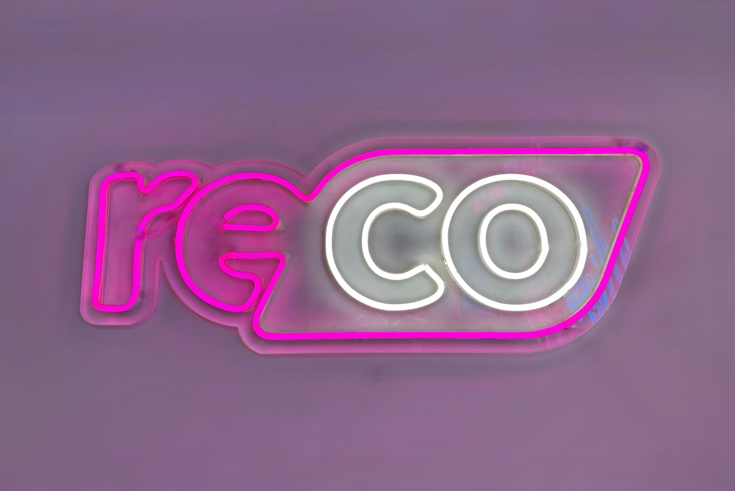 RECO Record Button LED Neon Sign